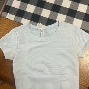 Sky Blue Women's Crop Top